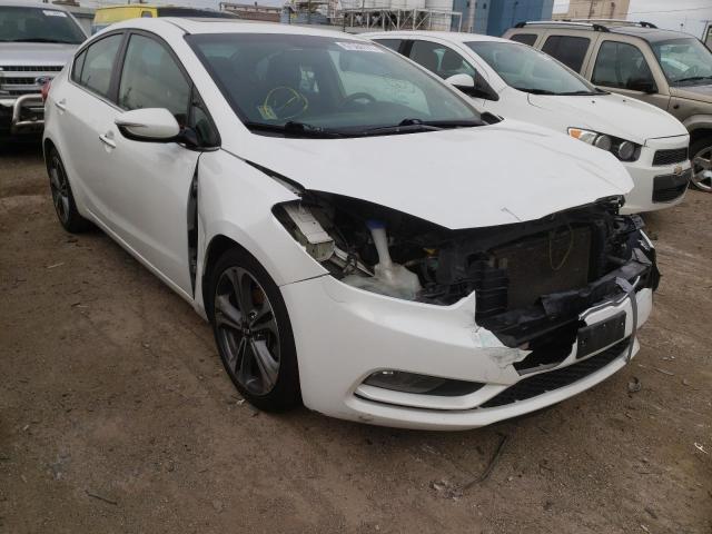 KNAFZ4A88G5552089 - 2016 KIA FORTE EX WHITE photo 1