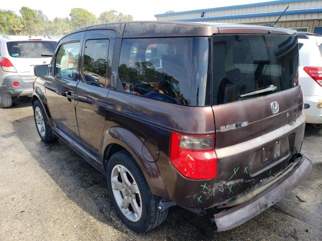 5J6YH18937L013879 - 2007 HONDA ELEMENT SC BURGUNDY photo 2