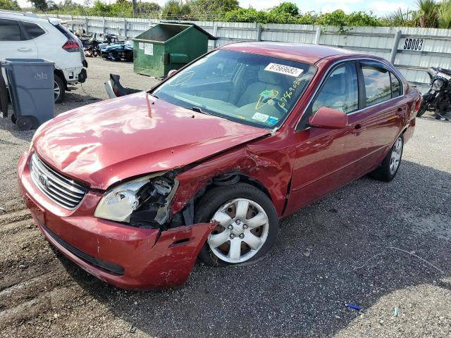 KNAGE123385220242 - 2008 KIA OPTIMA RED photo 1