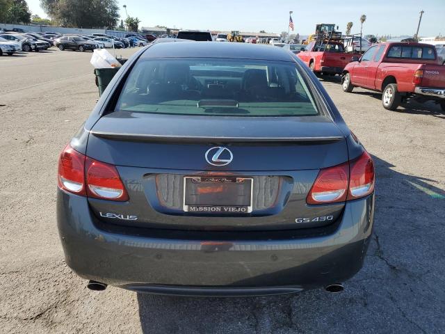 JTHBN96S065004244 - 2006 LEXUS GS 430 GRAY photo 6