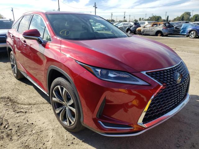 JTJHZKEA9M2019823 - 2021 LEXUS RX 350 L RED photo 1