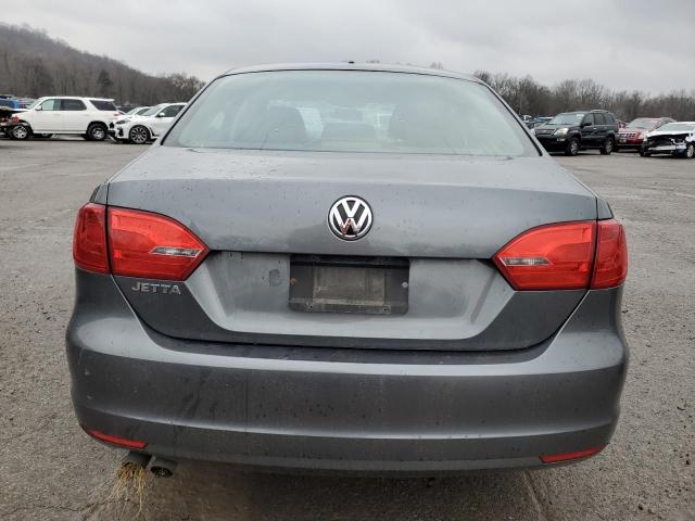 3VW1K7AJ4CM315008 - 2012 VOLKSWAGEN JETTA BASE GRAY photo 6