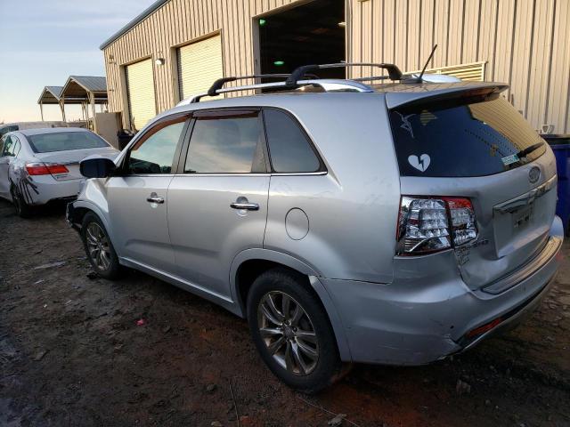 5XYKW4A20CG202754 - 2012 KIA SORENTO SX SILVER photo 2