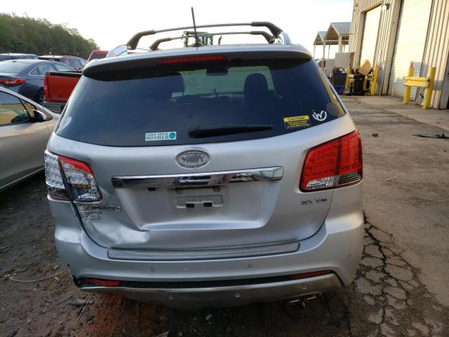 5XYKW4A20CG202754 - 2012 KIA SORENTO SX SILVER photo 6