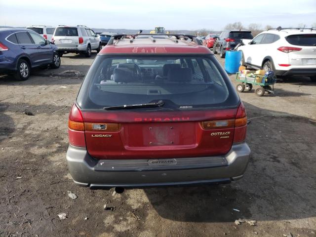 4S3BG6854V7625121 - 1997 SUBARU LEGACY OUT MAROON photo 6