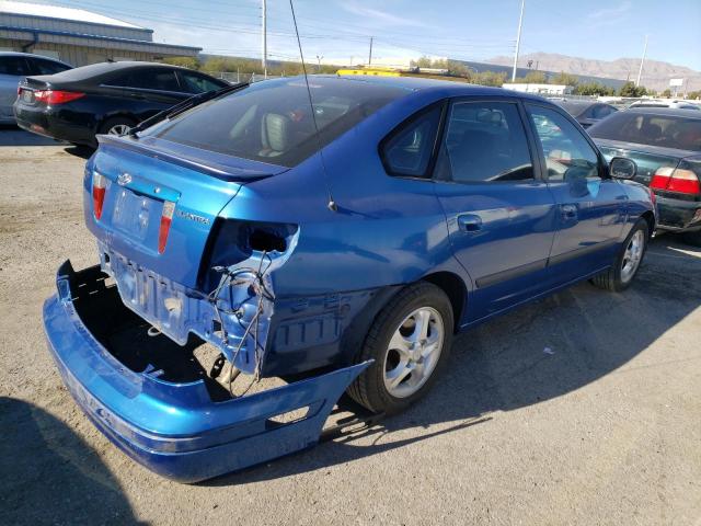 KMHDN56D36U199732 - 2006 HYUNDAI ELANTRA GL BLUE photo 3