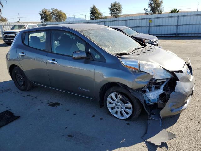 1N4AZ0CP0EC330722 - 2014 NISSAN LEAF S GRAY photo 4