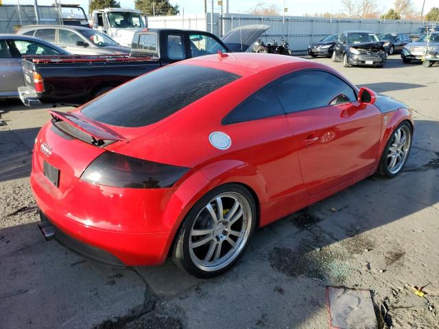 TRUAF38J881001362 - 2008 AUDI TT 2.0T RED photo 3