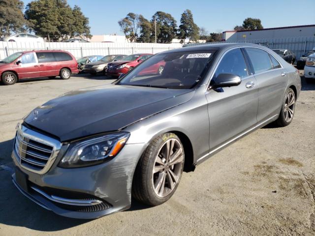 WDDUG8GB7KA469446 - 2019 MERCEDES-BENZ S 560 4MAT GRAY photo 1