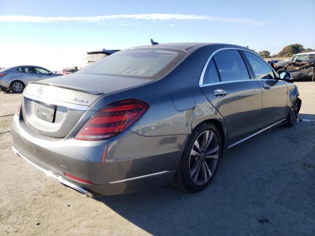 WDDUG8GB7KA469446 - 2019 MERCEDES-BENZ S 560 4MAT GRAY photo 3