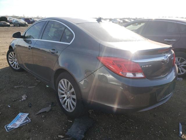 W04GT5GC4B1002280 - 2011 BUICK REGAL CXL GRAY photo 2