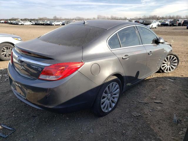 W04GT5GC4B1002280 - 2011 BUICK REGAL CXL GRAY photo 3