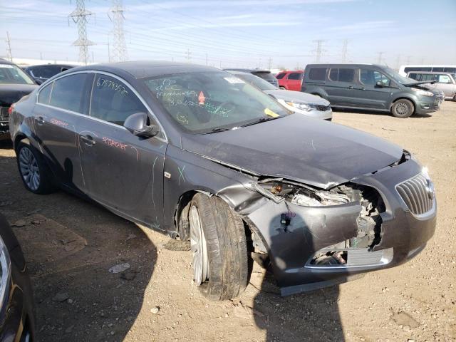 W04GT5GC4B1002280 - 2011 BUICK REGAL CXL GRAY photo 4