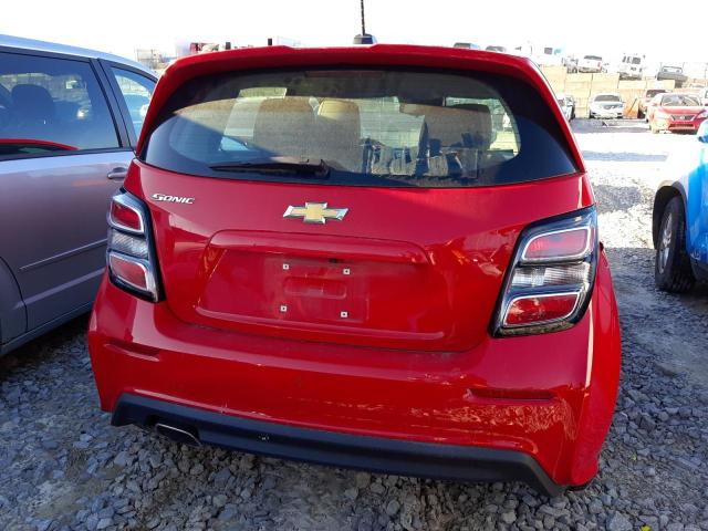 1G1JG6SB0L4130285 - 2020 CHEVROLET SONIC RED photo 6