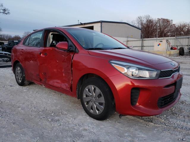 3KPA24AD9LE273750 - 2020 KIA RIO LX RED photo 4