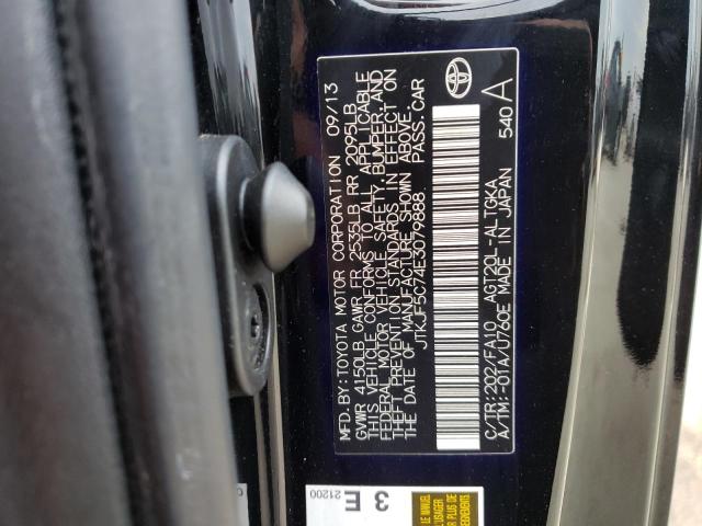 JTKJF5C74E3079888 - 2014 TOYOTA SCION TC BLACK photo 13