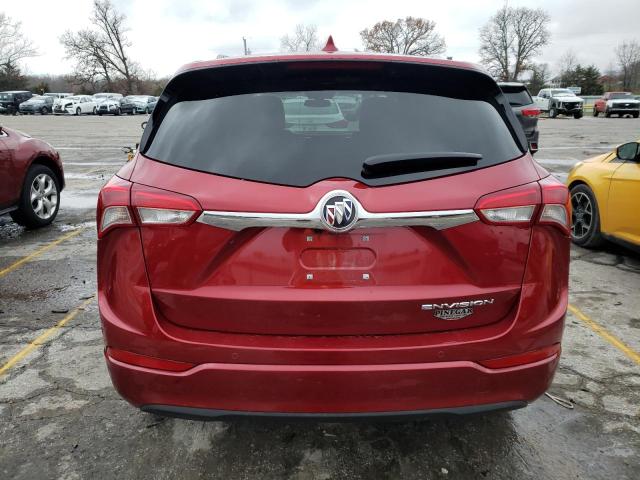 LRBFXCSAXKD011739 - 2019 BUICK ENVISION E RED photo 6