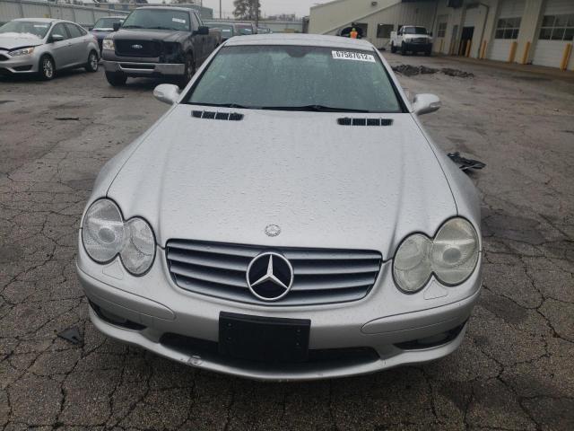 WDBSK75F43F009275 - 2003 MERCEDES-BENZ SL 500R SILVER photo 5