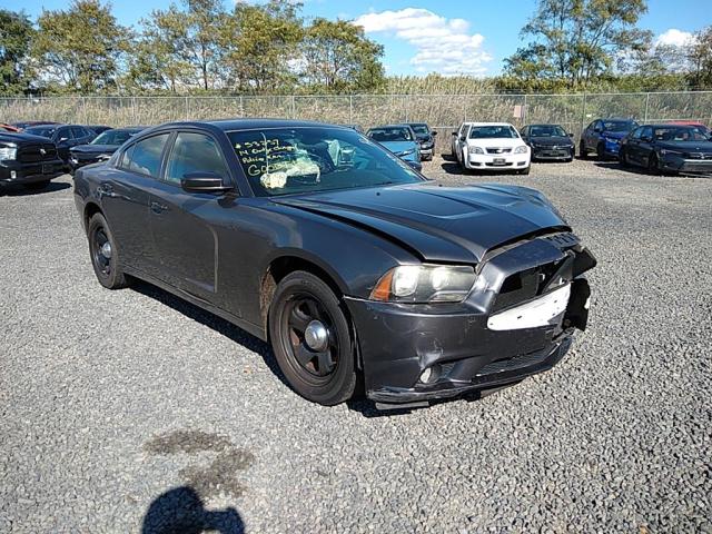 2C3CDXAG5EH244529 - 2014 DODGE CHARGER PO CHARCOAL photo 1