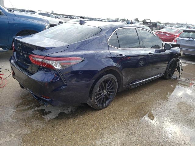 4T1K61AKXMU611810 - 2021 TOYOTA CAMRY XSE BLUE photo 3