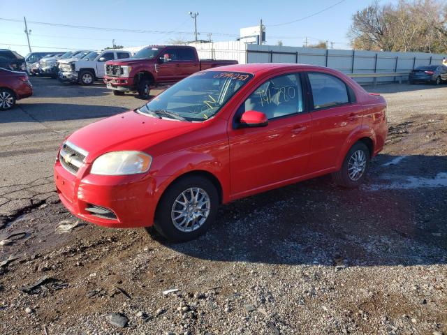 KL1TD5DE4BB164080 - 2011 CHEVROLET AVEO LS RED photo 1