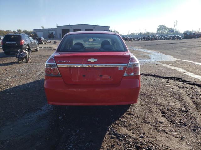 KL1TD5DE4BB164080 - 2011 CHEVROLET AVEO LS 红色 照片 6