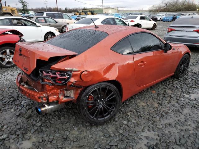 JF1ZNAA10D2734840 - 2013 TOYOTA SCION FR-S ORANGE photo 3