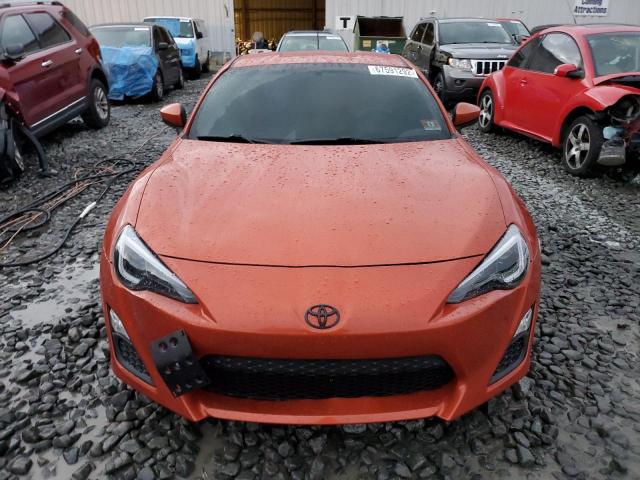 JF1ZNAA10D2734840 - 2013 TOYOTA SCION FR-S ORANGE photo 5