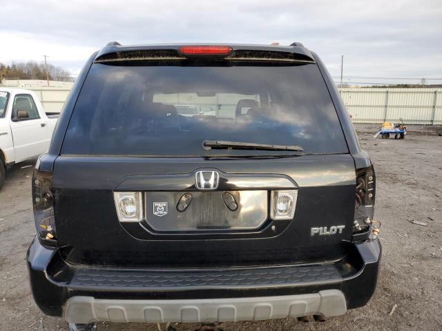 5FNYF18695B050128 - 2005 HONDA PILOT EXL BLACK photo 6