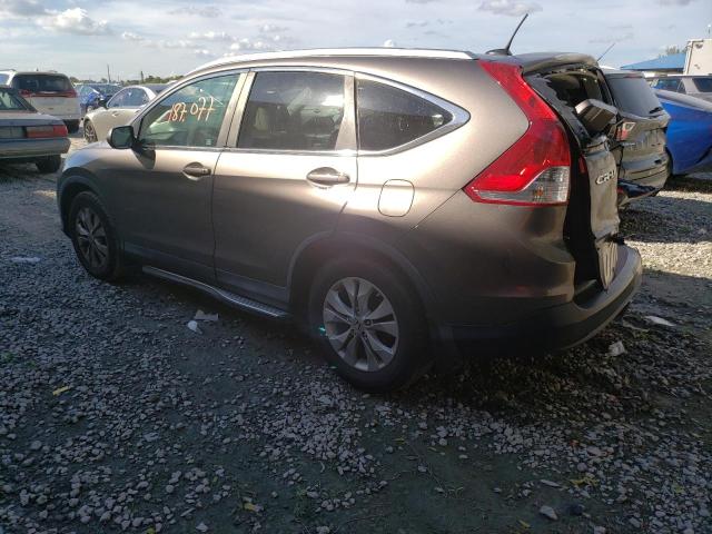 5J6RM4H70CL****** - 2012 HONDA CR-V EXL GRAY photo 2