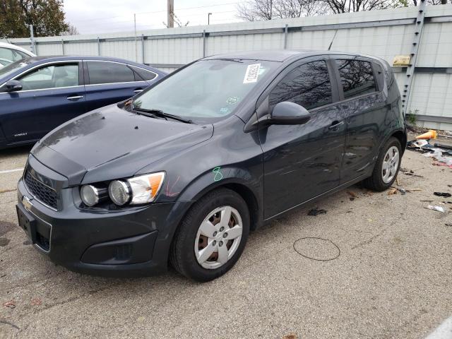 1G1JA6SH7E4143740 - 2014 CHEVROLET SONIC LS GRAY photo 1