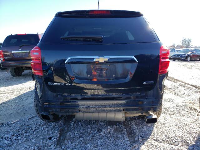 2GNFLGE34H6254138 - 2017 CHEVROLET EQUINOX PR BLACK photo 6