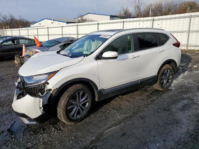 2HKRW2H9XNH625682 - 2022 HONDA CR-V TOURI WHITE photo 1