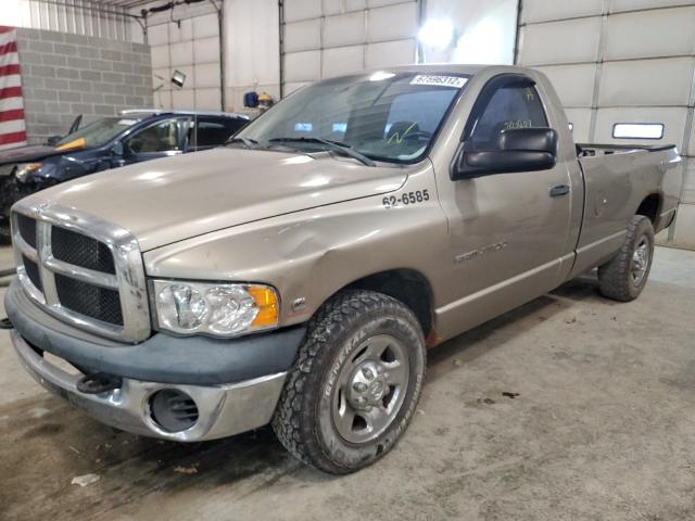 3D7KR26C45G716288 - 2005 DODGE RAM 2500 S TAN photo 1