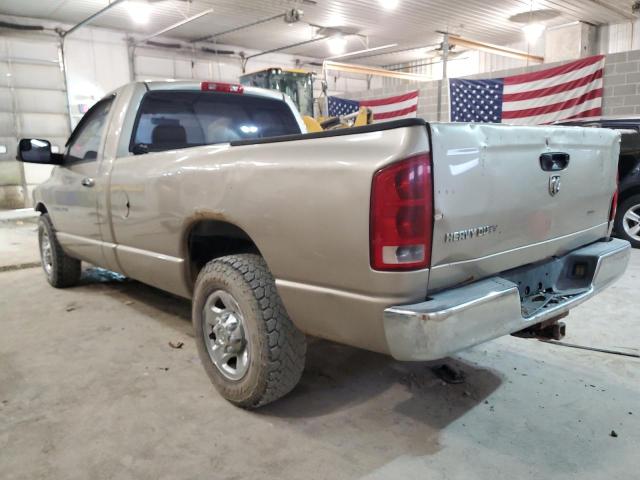 3D7KR26C45G716288 - 2005 DODGE RAM 2500 S TAN photo 2