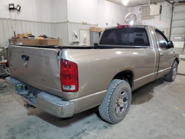 3D7KR26C45G716288 - 2005 DODGE RAM 2500 S TAN photo 3
