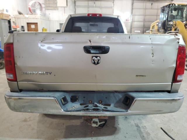 3D7KR26C45G716288 - 2005 DODGE RAM 2500 S TAN photo 6