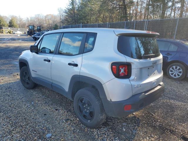 ZACNJDAB9MPN15375 - 2021 JEEP RENEGADE S SILVER photo 2