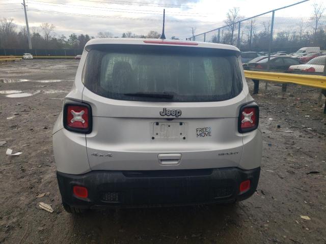 ZACNJDAB9MPN15375 - 2021 JEEP RENEGADE S SILVER photo 6
