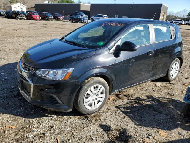 1G1JG6SB2L4135231 - 2020 CHEVROLET SONIC BLACK photo 1