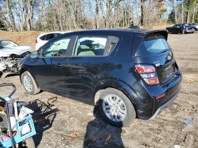 1G1JG6SB2L4135231 - 2020 CHEVROLET SONIC BLACK photo 2