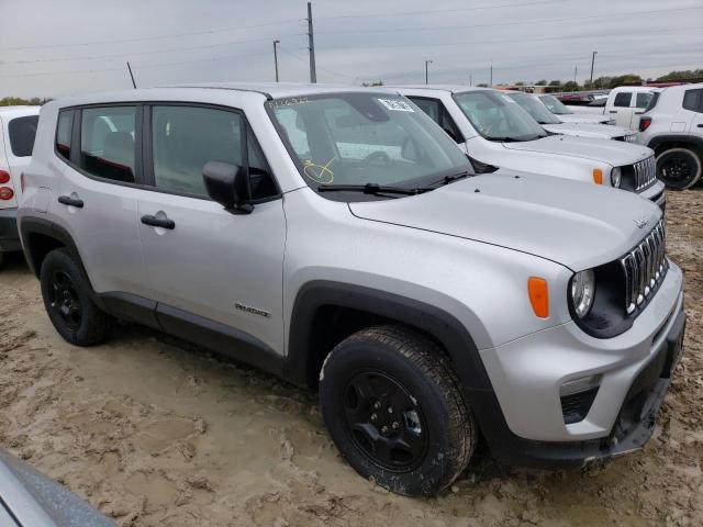 ZACNJDAB7MPN16962 - 2021 JEEP RENEGADE S SILVER photo 4