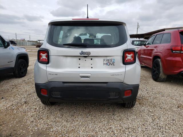 ZACNJDAB7MPN16962 - 2021 JEEP RENEGADE S SILVER photo 6