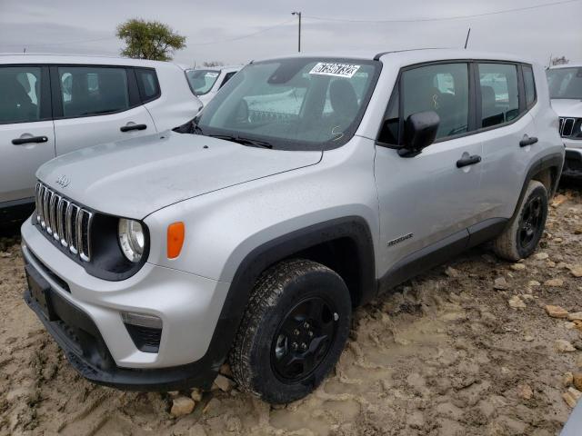 ZACNJDABXMPN16468 - 2021 JEEP RENEGADE S SILVER photo 1