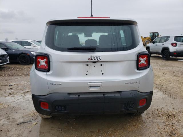 ZACNJDAB3MPN16540 - 2021 JEEP RENEGADE S SILVER photo 6