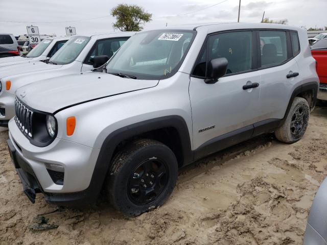 ZACNJDAB6MPN16869 - 2021 JEEP RENEGADE S SILVER photo 1