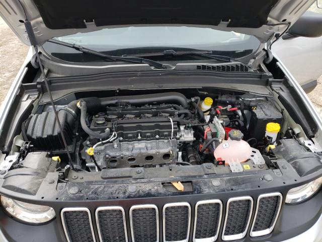 ZACNJDAB6MPN16869 - 2021 JEEP RENEGADE S SILVER photo 12