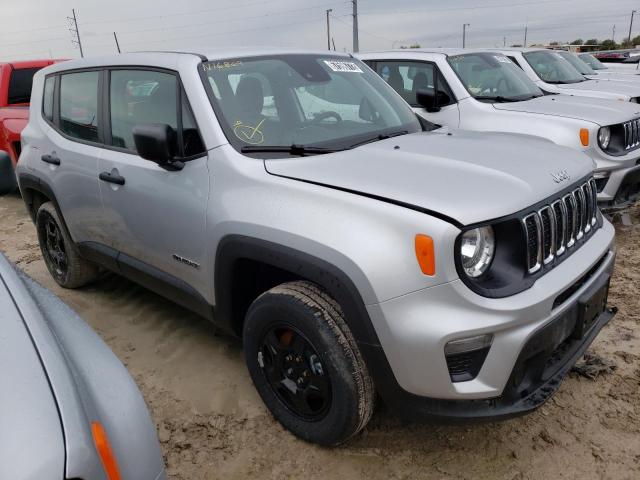 ZACNJDAB6MPN16869 - 2021 JEEP RENEGADE S SILVER photo 4