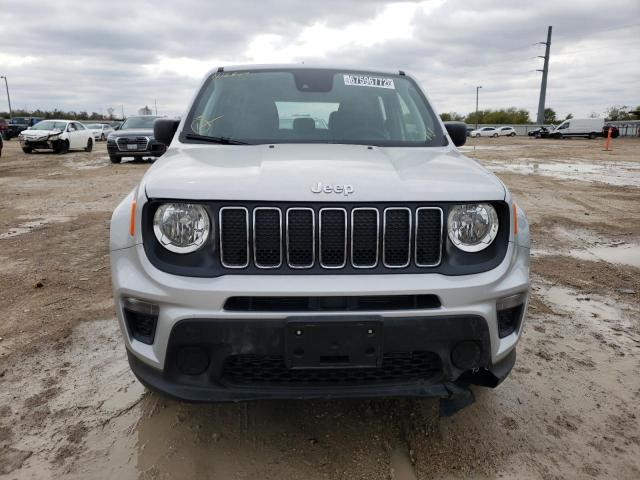 ZACNJDAB6MPN16869 - 2021 JEEP RENEGADE S SILVER photo 5