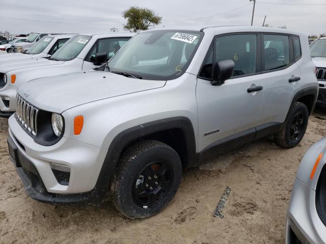 ZACNJDAB1MPN21414 - 2021 JEEP RENEGADE S SILVER photo 1